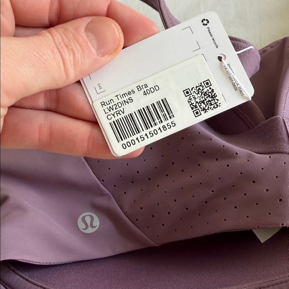 NWT Lululemon Run Times Bra 40DD - Picture 8 of 8